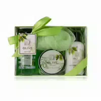 Accentra – Duschset Frauen Geschenkset Olive In Schöner Geschenkbox
