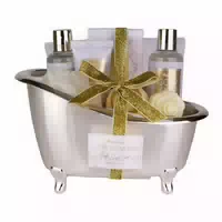 Accentra Geschenkset Badeset Pflegeset Geschenkbox Olive Geschenkidee Geschenk