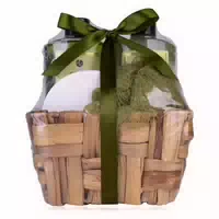 Accentra Geschenkset Badeset Pflegeset Geschenkbox Olive Geschenkidee Geschenk