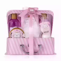Geschenkset Geschenkkoffer Duschset Wellness Princess Kitty Geschenkidee