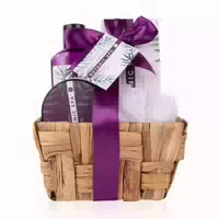 Geschenkset Pflegeset Wellness Geschenkidee Frauen Botanic Spa Seegraskörbchen