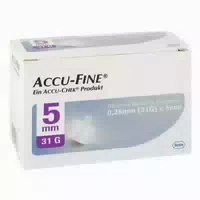 Accu Fine Sterile Nadeln F Insulinpens 5 Mm 31 G 100 St Kanüle