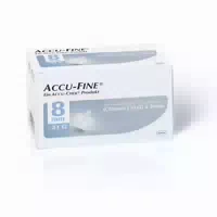 Accu Fine Sterile Nadeln F Insulinpens 8 Mm 31 G 100 St Kanüle