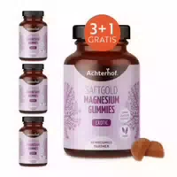 Saftgold Kurkuma Ingwer Gummies Apfel Mango Zink 75 Stück