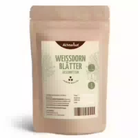 Weißdornblätter mit Blüten Geschnitten 100g