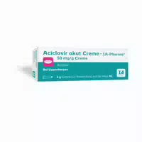 Aciclovir Akut Creme 1 A Pharma 2 g