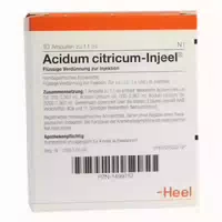 Acidum Citricum Injeel Ampullen