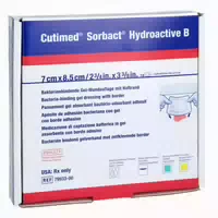 Cutimed Sorbact Hydroactive B Gel V 7x8,5 cm Haft 10 st