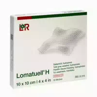 Lomatuell H Salbentüll 10x10 cm Steril 10 st
