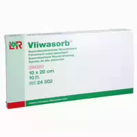Vliwasorb Superabsorb Saugkomp 10x20 Cm Steril 10 St Verband