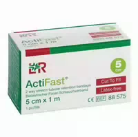 Actifast Schlauchf Fixierverband 5 Cmx1 m Grün