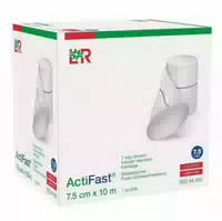 Actifast Schlauchf Fixierverband 7,5 Cmx10 m Blau