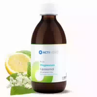 Actinovo Magnesium Liposomal mit Zitrone , Basilikum , Holundergeschmack