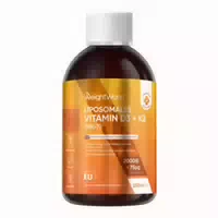 Liposomal Vitamin D3 K2 Knochen & Gelenkerhaltung Natürlicher Abwehrschub Hohe Dosierung gegen Mangelerscheinungen 250ml Flüssige Ergänzung
