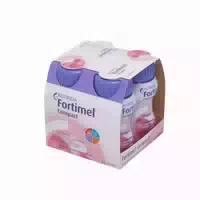 Fortimel Compact 2 4 Trinknahrung Erdbeere 4x125 ml Flüssigkeit