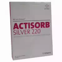 Actisorb 220 Silver 6,5x9,5 Cm Steril Kompressen