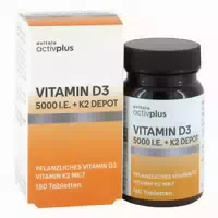 Avitale Activplus D3 5000 I E K2 Depot, Hochdosierte Depot Tabletten