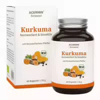 Bio Kurkuma Kapseln, Fermentiertes Curcuma – Acurmin Ferment