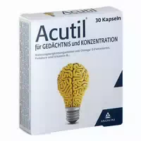 Acutil Kapseln für Gedächtnis und Konzentration