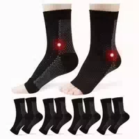 Acwoo Neuropathie Kompressionssocken 4 Paar Schwarz l Xl 1 st