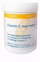 Vitamin C Matrix 500 mg Mse Nem Tabletten 90 Stück