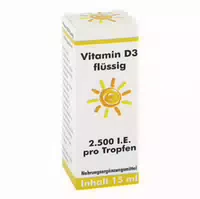 Vitamin D3 Flüssig 2 500 I E Gerimed Tropf Zum Einnehmen