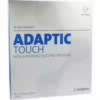 Adaptic Touch 12,7 X 15 cm Non Adhering Silicon Dressing 10