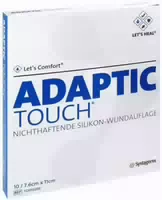 Adaptic Touch 7,6 X 11 cm Non Adhering Silicon Dressing 10