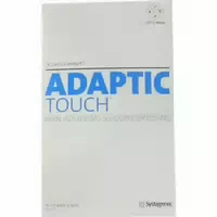 Adaptic Touch 5x7,6 Cm Nichthaft Sil Wundauflage 10 St Wundgaze