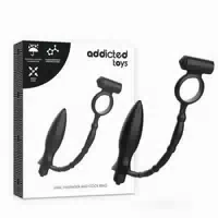Addicted Toys Analplug Mit Vibrationsring