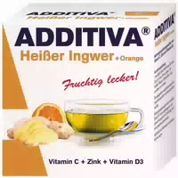Additiva Heißer Ingwer Orange Pulver 120 g