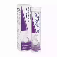 Additiva Multivitamin Mineral Coffein Brausetabletten Ananas Geschmack