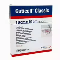 Cuticell Classic Wundgaze 10x10 cm 10 st