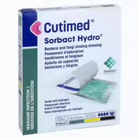 Cutimed Sorbact Hydro Gel Kompressen 7,5x7,5 Cm 10 St
