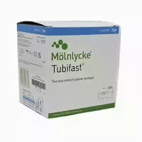 Mölnlycke Tubifast 2 Way Stretch 7,5cm X 10m Blau 1 St Verband