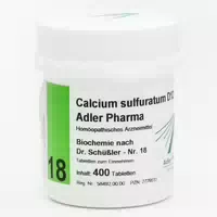Calcium Sulfuratum D12 Adler Pharma Nr 18, Tablette 400 St Tabletten