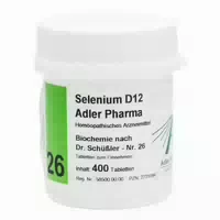 Selenium D12 Adler Pharma Biochemie Nr 26 400 St Tabletten