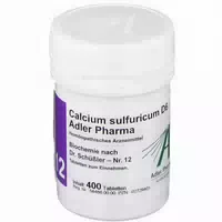 Adler Pharma Calcium Sulfuricum D6 Biochemie nach Dr Schüßler Nr 12