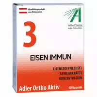Adler Ortho Aktiv Nr 3 Eisen Immun 60 st Kapseln