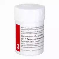 Adler Schüssler Salze Nummer 3 Ferrum Phosphoricum D12