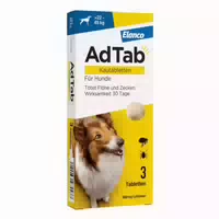 Adtab Kautabletten Für Extra Große Hunde 900 Mg 22 Bis 45 Kg
