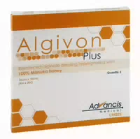 Algivon Plus Honigalginat Wundauflage 10x10 Cm 5 St Wundgaze