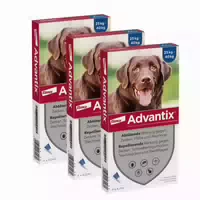 Advantix Spot On 400 für Große Hunde Bis 40 kg Körpergewicht gegen Zecken, Flöhe und Fliegende Insekten, Bis zu 4 Wochen Wirksamkeit