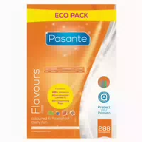 Pasante Kondome Eco Pack Aromen Beutel 288 St