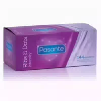 Pasante Kondome Ribs & Dots 144 st