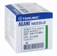 Agani Kanüle 21 G 38 Mm Grün 100 St