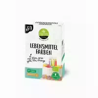 Agava Bio Lebensmittelfarben, 6 Farben