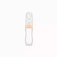 Squeeze Fütter Flasche mit Löffel Peach 1 st
