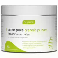 Nupure Colon Pure Transit Pulver Flohsamenschalen 180 g Pulver