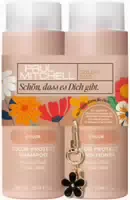 Aktion Paul Mitchell Save On Duo Color Protect Cosmetic Bag Shampoo 300 ml Treatment 150 ml